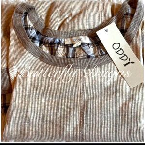 Oddy Mixed Media Tank Top Women's small. Anthropologie carried boutique brand